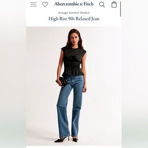 Abercrombie 90s HIgh Rise